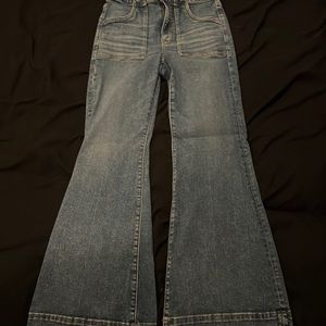 American eagle super high rise flare